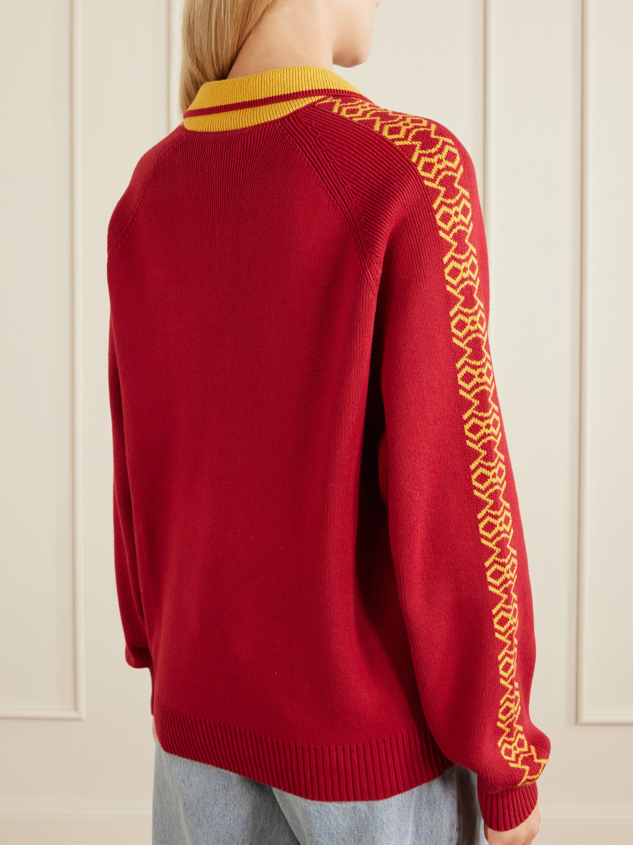 Aimé Leon Dore - Ribbed-Knit Cotton Polo Sweater