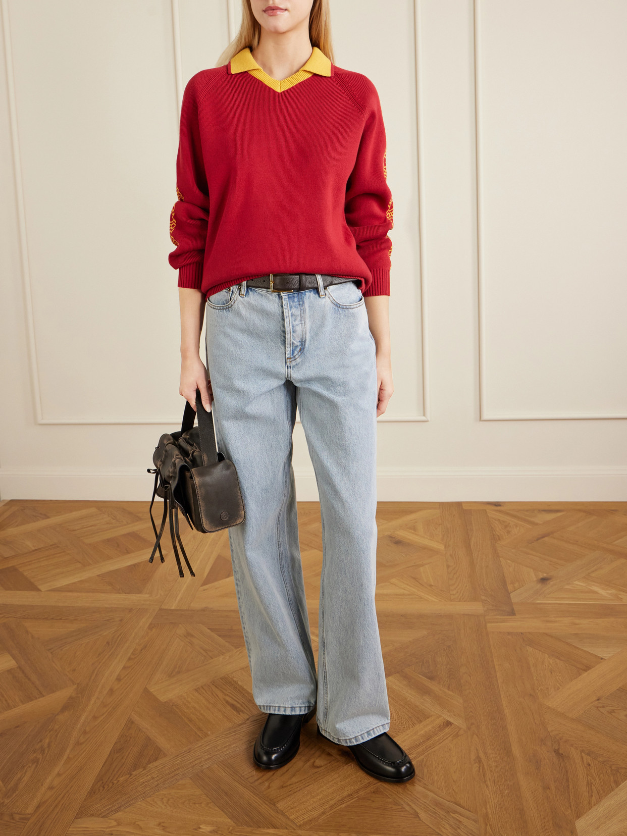 Aimé Leon Dore - Ribbed-Knit Cotton Polo Sweater
