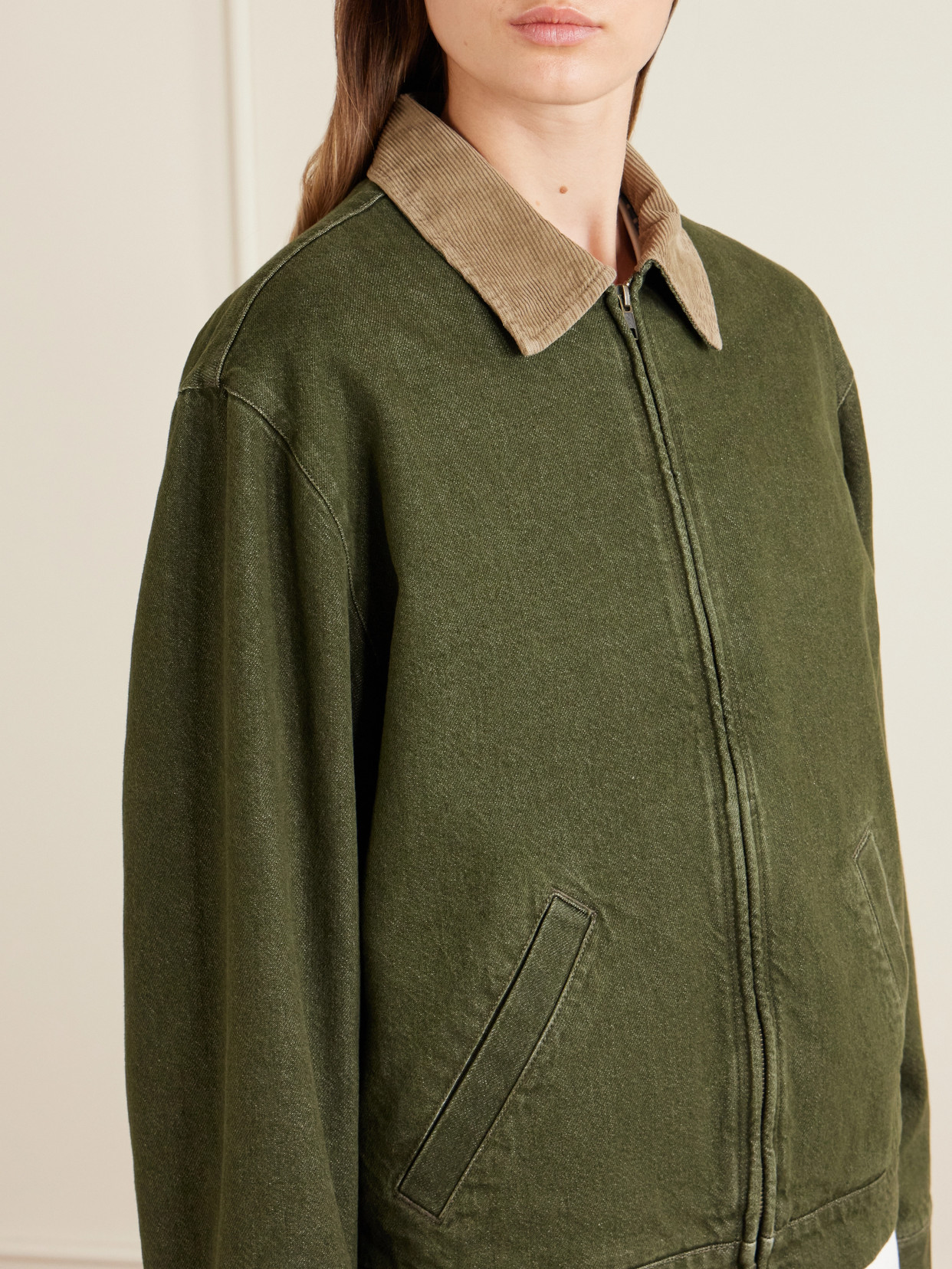 Aimé Leon Dore - Corduroy-Trimmed Denim Jacket