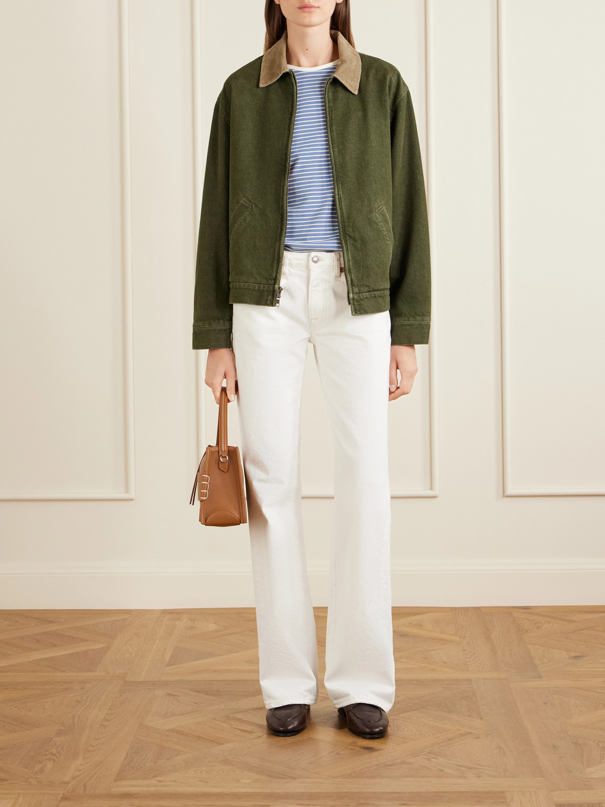 Aimé Leon Dore - Corduroy-Trimmed Denim Jacket