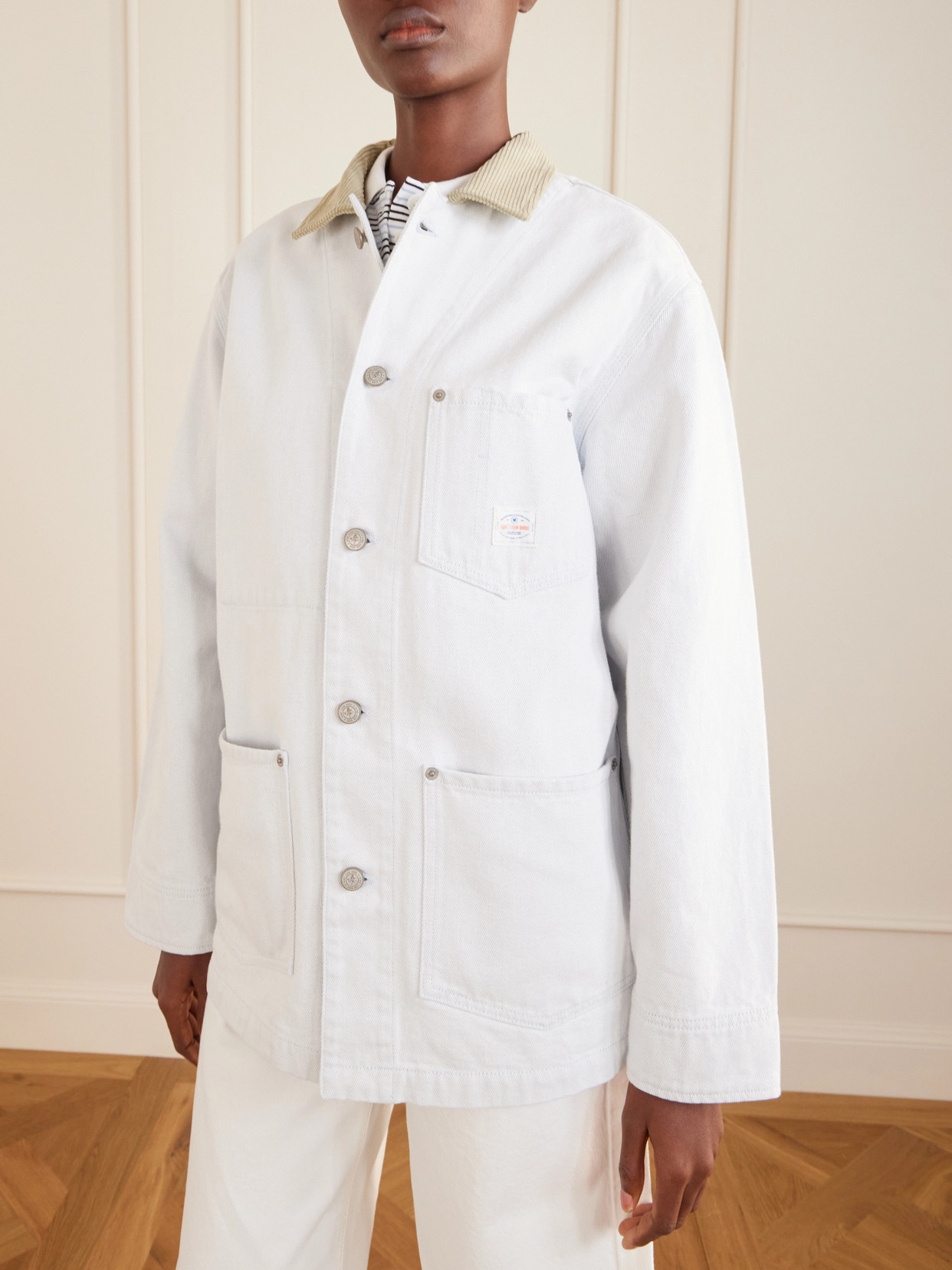 Aimé Leon Dore - Corduroy-Trimmed Denim Jacket