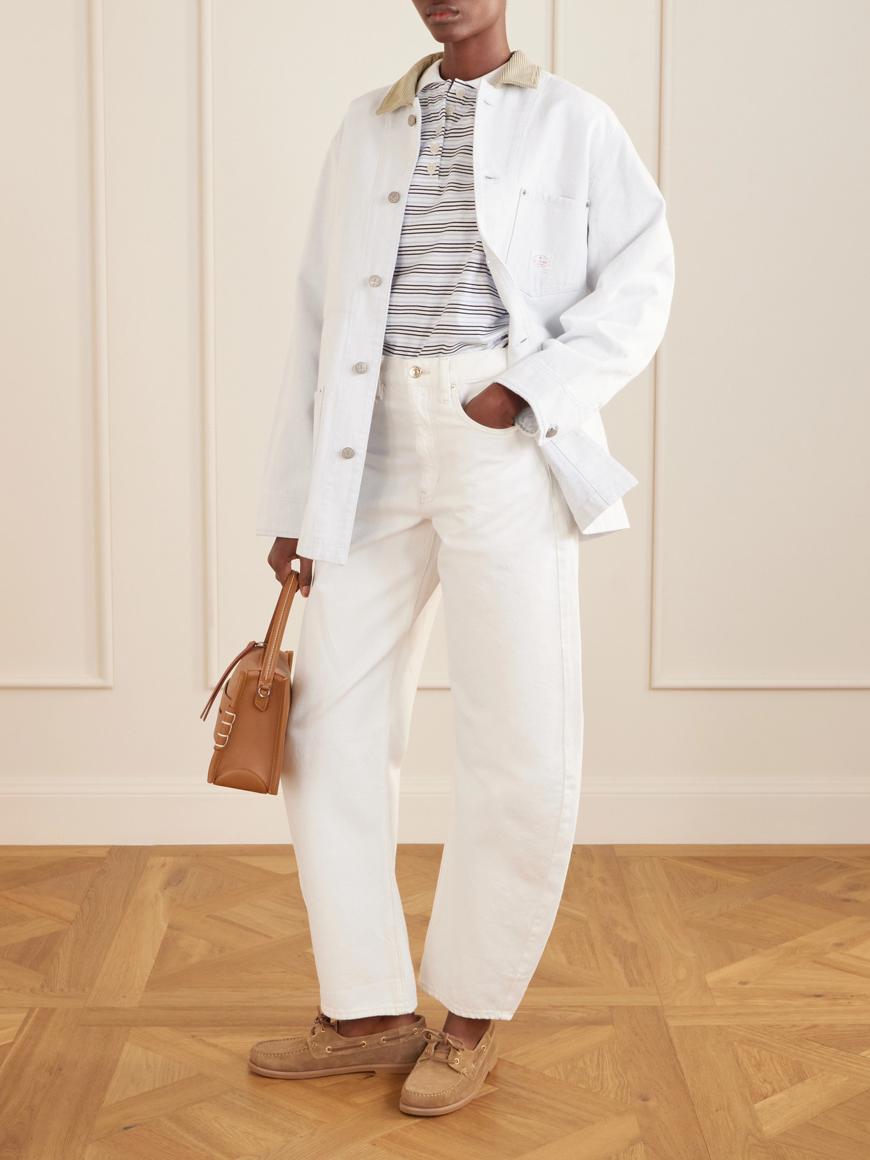 Aimé Leon Dore - Corduroy-Trimmed Denim Jacket