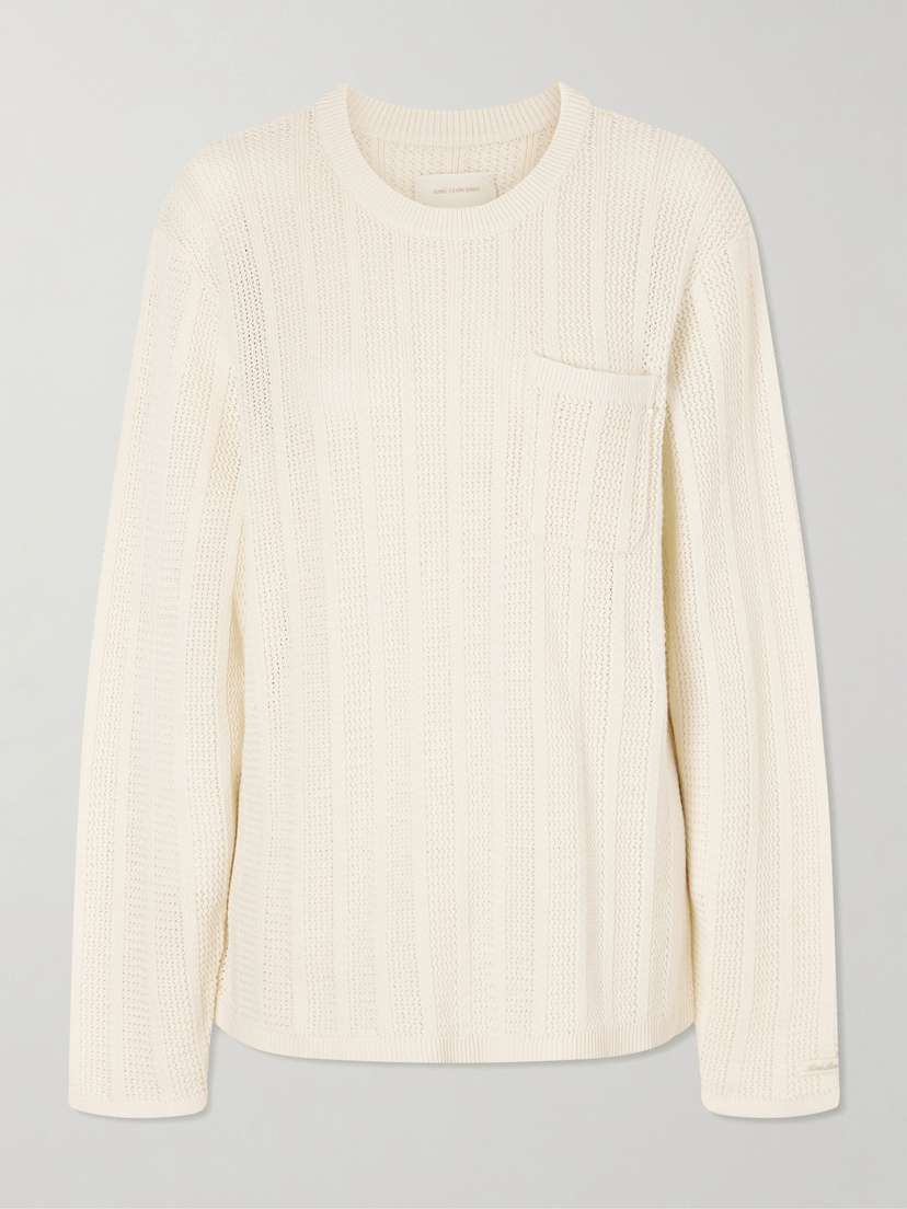 Aimé Leon Dore Open-knit Cotton Sweater