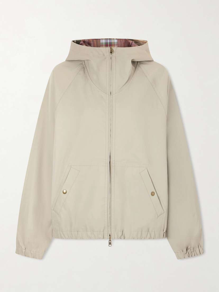 Aimé Leon Dore Hooded Reversible Checked Shell Jacket