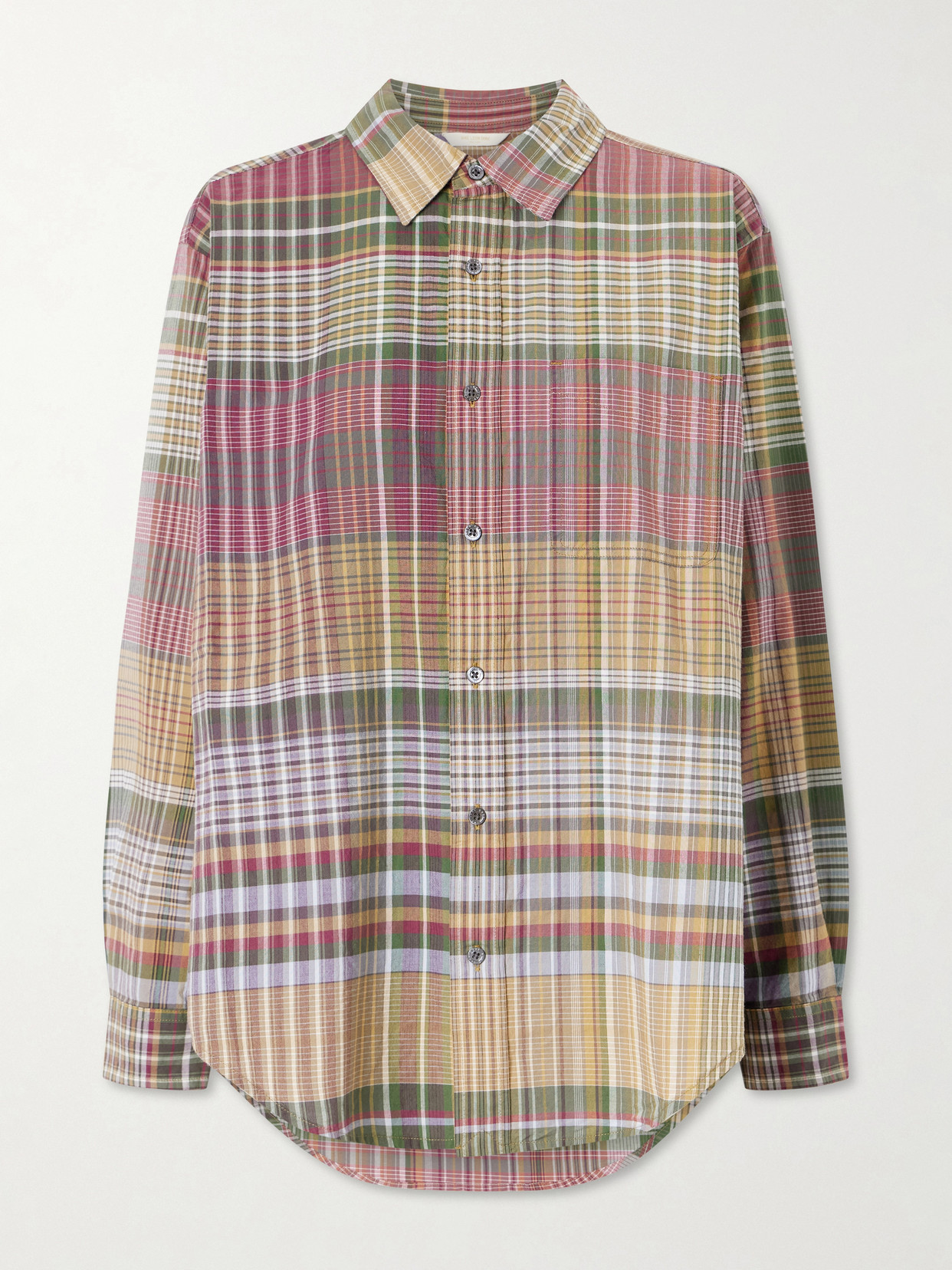 Aimé Leon Dore Checked Cotton Shirt In Multi