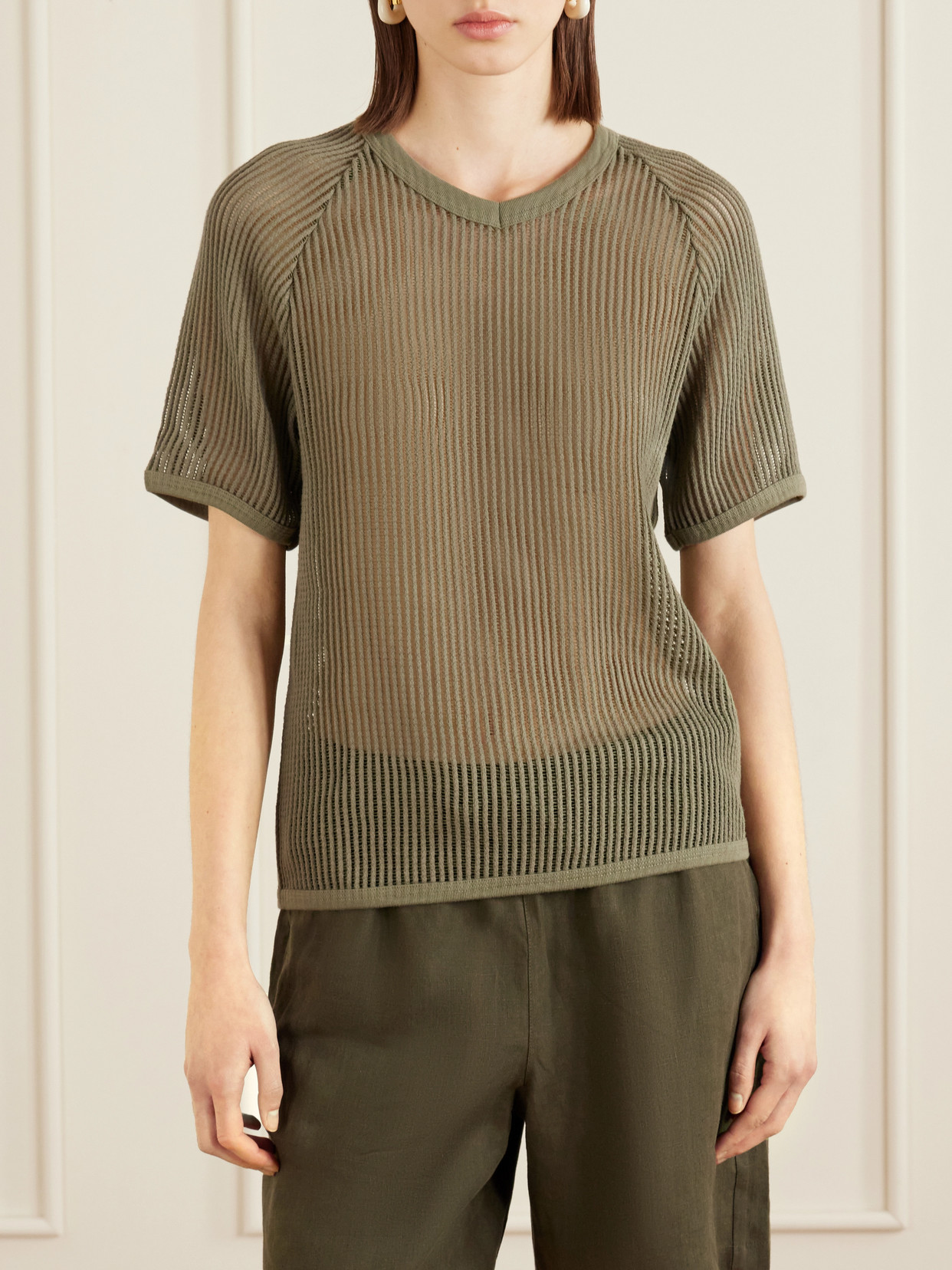 Aimé Leon Dore - Ribbed Cotton-Blend T-Shirt