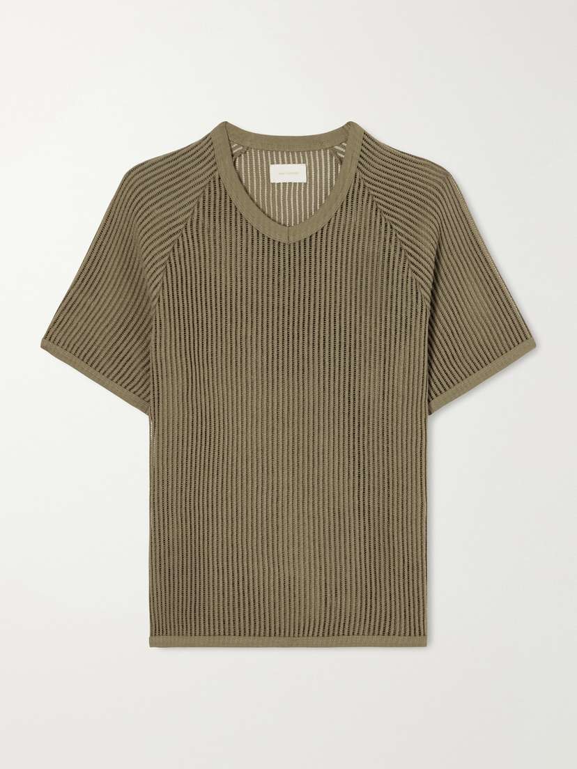 Aimé Leon Dore Ribbed Cotton-blend T-shirt