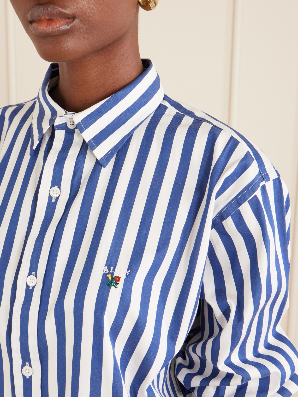 Aimé Leon Dore - Striped Cotton-Poplin Shirt