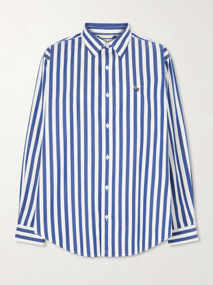 Aimé Leon Dore Striped Cotton-poplin Shirt