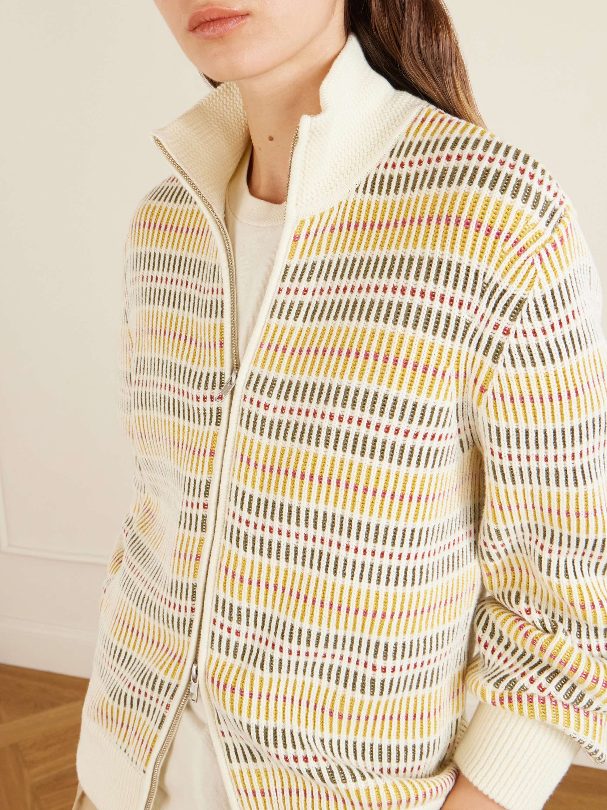 AIMÉ LEON DORE Cotton zip cardigan | NET-A-PORTER