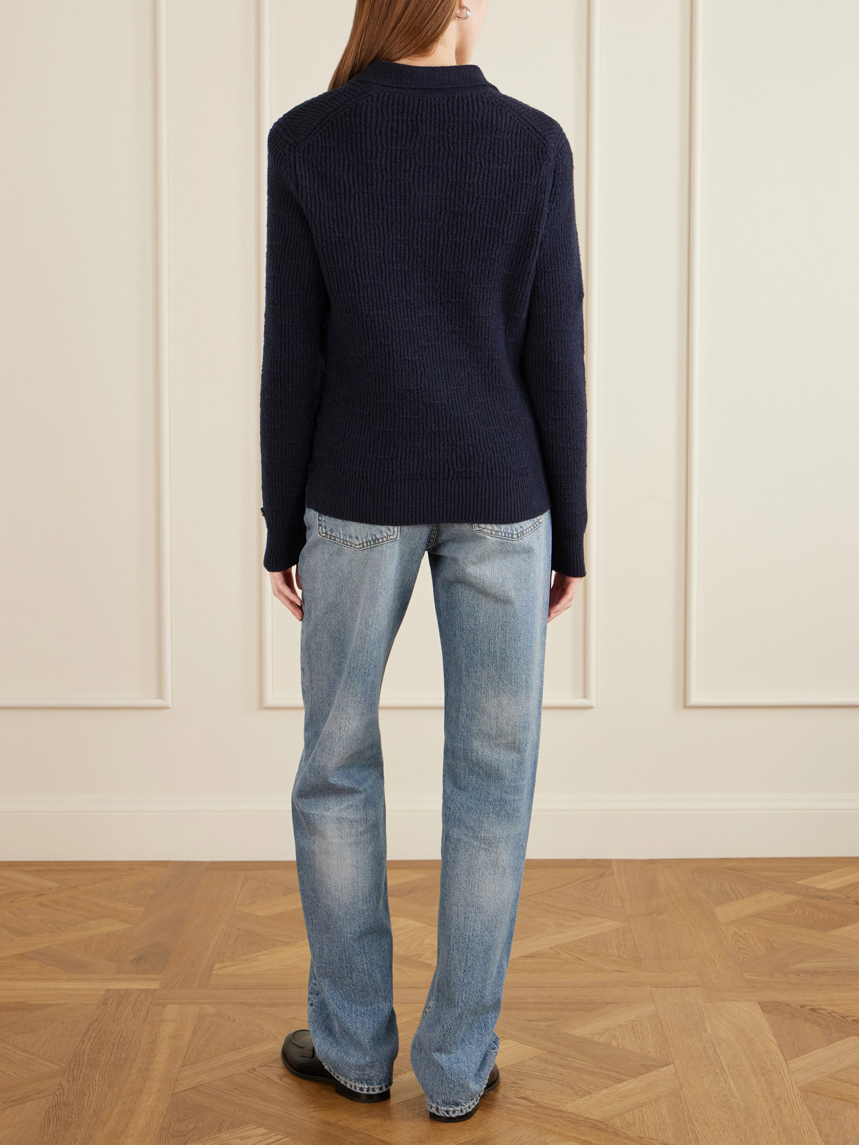 Aimé Leon Dore - Ribbed-Knit Cotton-Blend Bouclé Polo