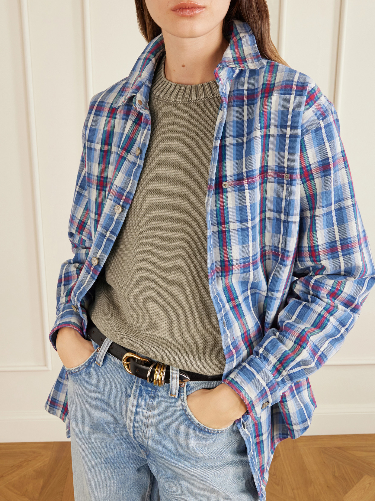 Aimé Leon Dore - Inside-Out Crewneck Cotton Sweater