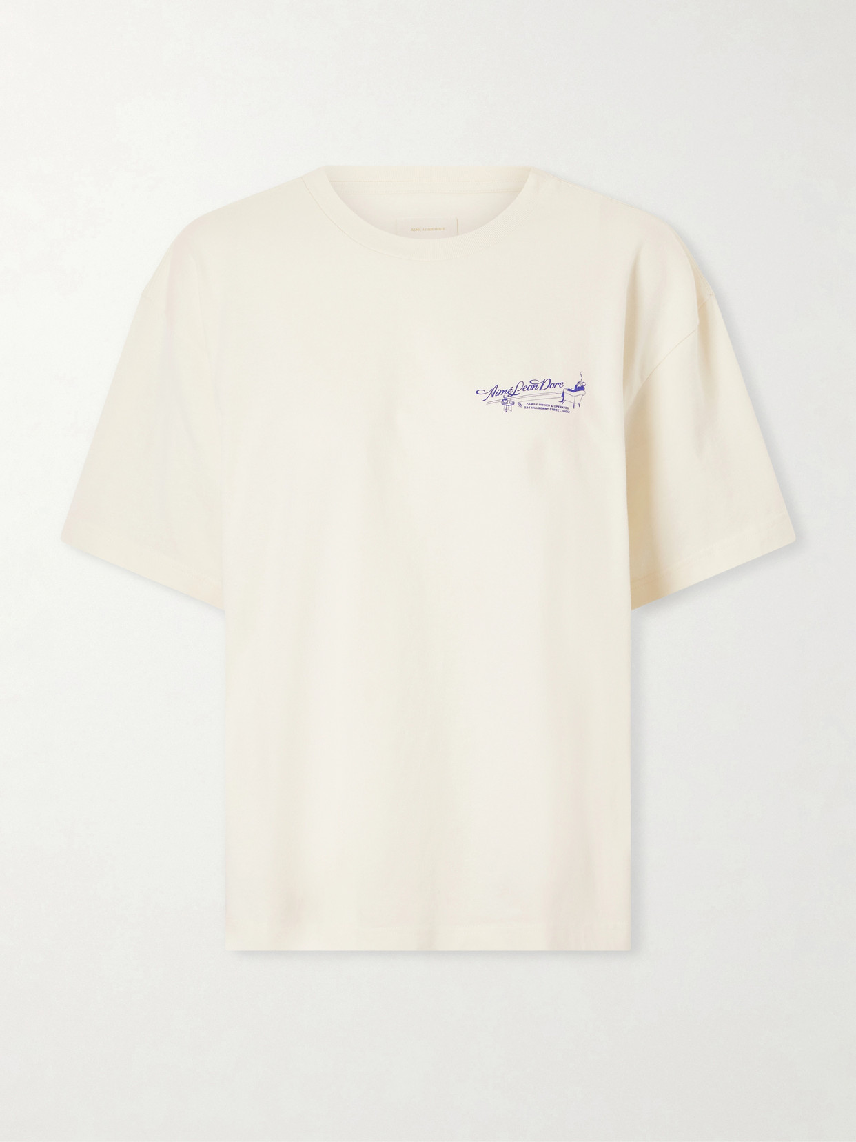 Aimé Leon Dore Logo-printed Cotton-jersey T-shirt In Neutral