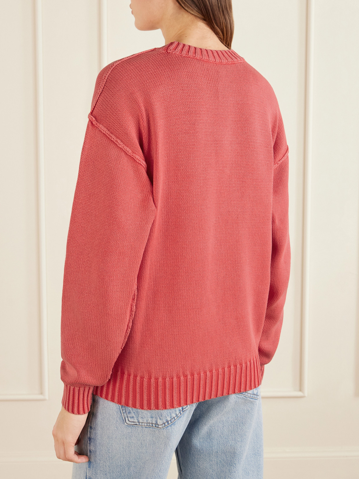 Aimé Leon Dore - Inside Out Crewneck Cotton Sweater