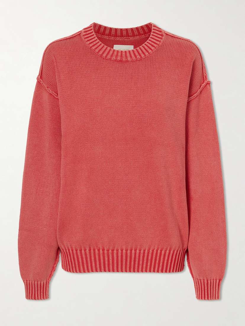 Aimé Leon Dore Inside Out Crewneck Cotton Sweater