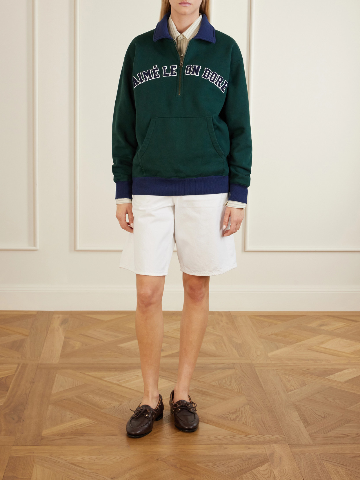 Aimé Leon Dore - Logo-Embroidered Cotton Sweatshirt