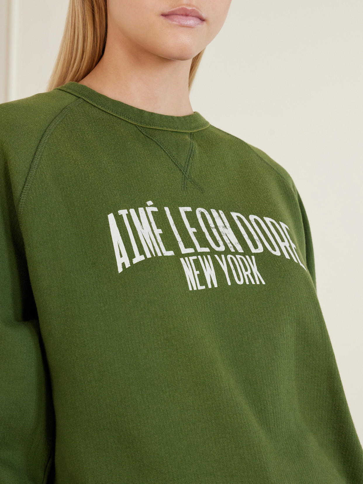 Aimé Leon Dore - Logo-Print Cotton-Blend Jersey Sweatshirt
