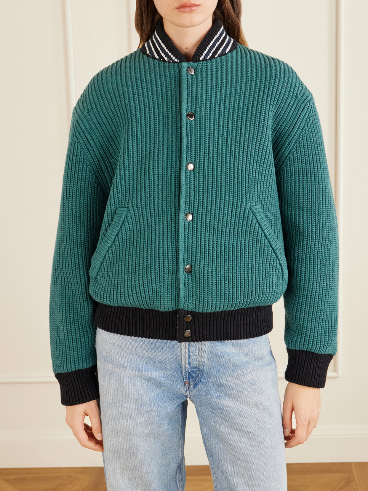 Aimé Leon Dore - Reversible Knit Bomber
