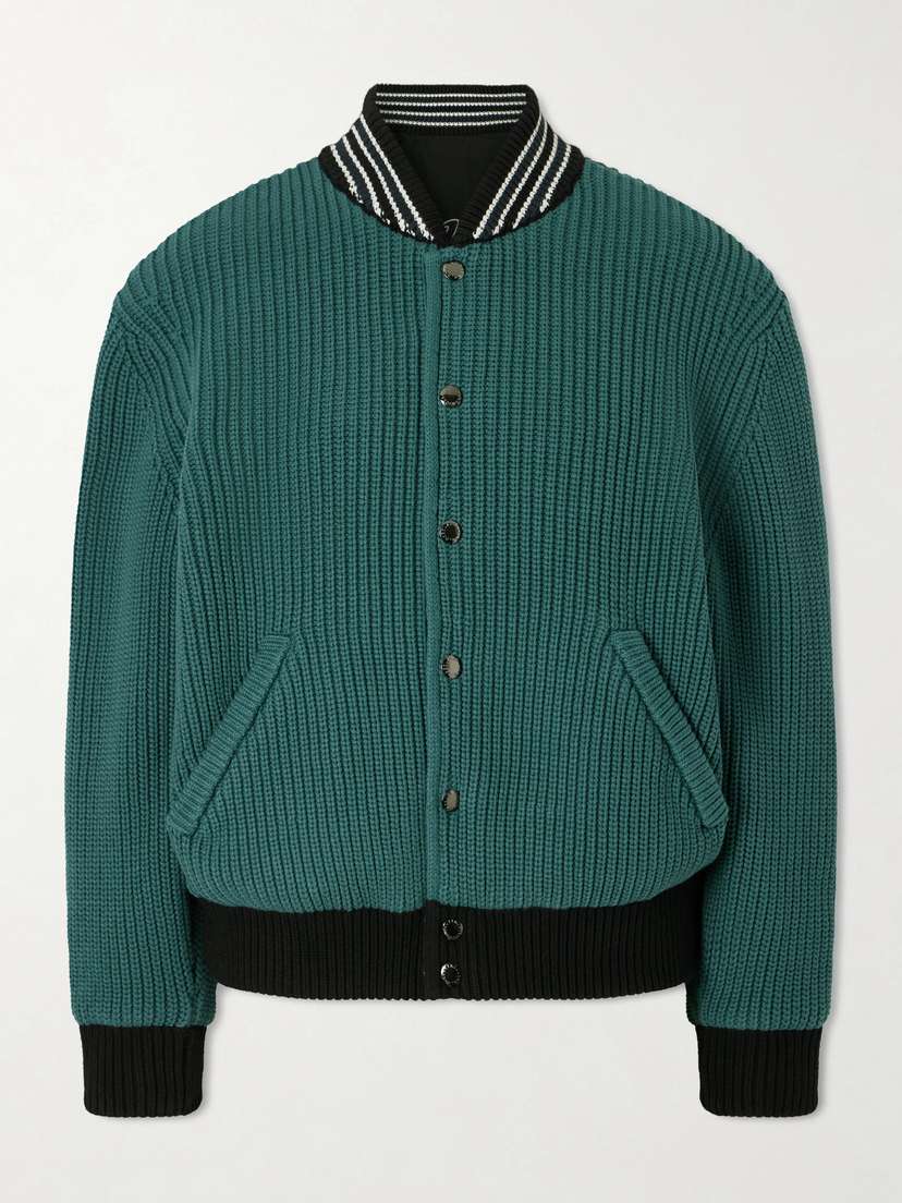 Aimé Leon Dore Reversible Knit Bomber