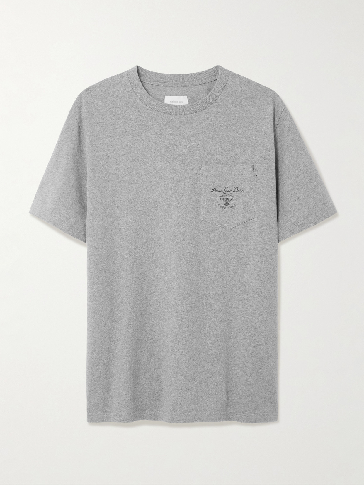 Aimé Leon Dore Clothier Printed Cotton-jersey T-shirt In Gray