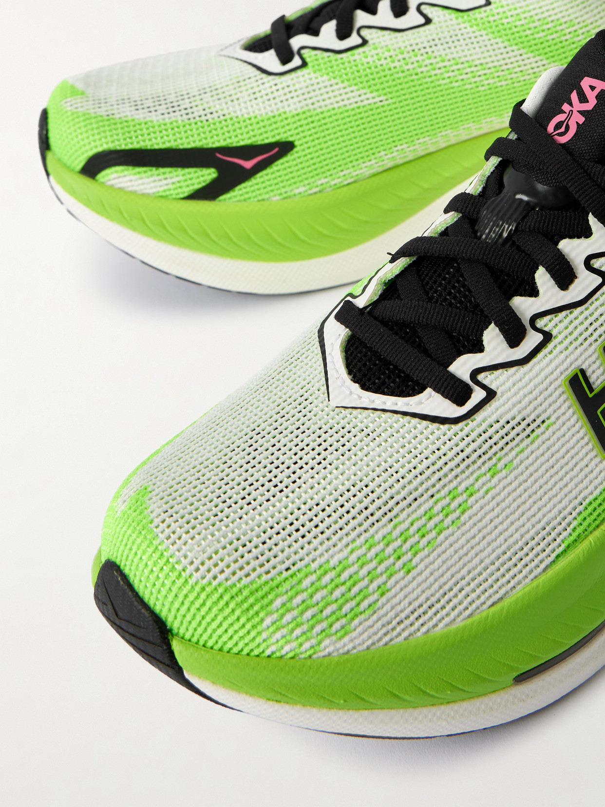 Hoka - Mach X 3 Rubber-Trimmed Sneakers