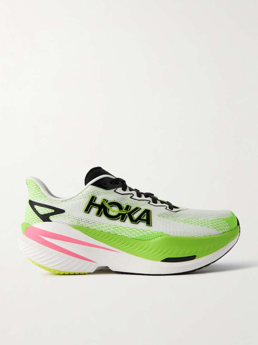 Hoka Mach X 3 Rubber-trimmed Mesh Sneakers