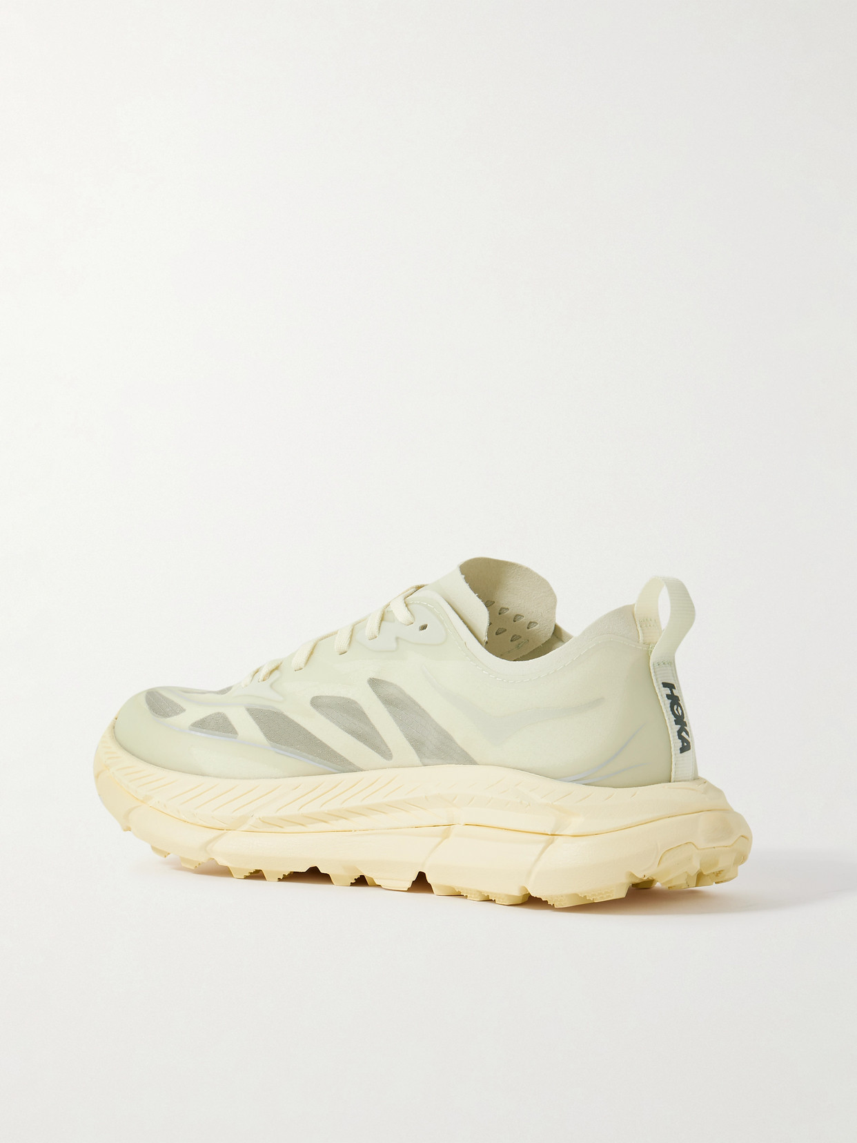 Hoka Mafate Speed 4 Lite Ripstop And Rubber Sneakers In White