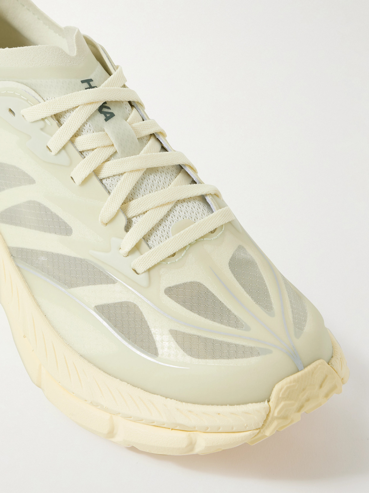 Hoka Mafate Speed 4 Lite Ripstop And Rubber Sneakers In White