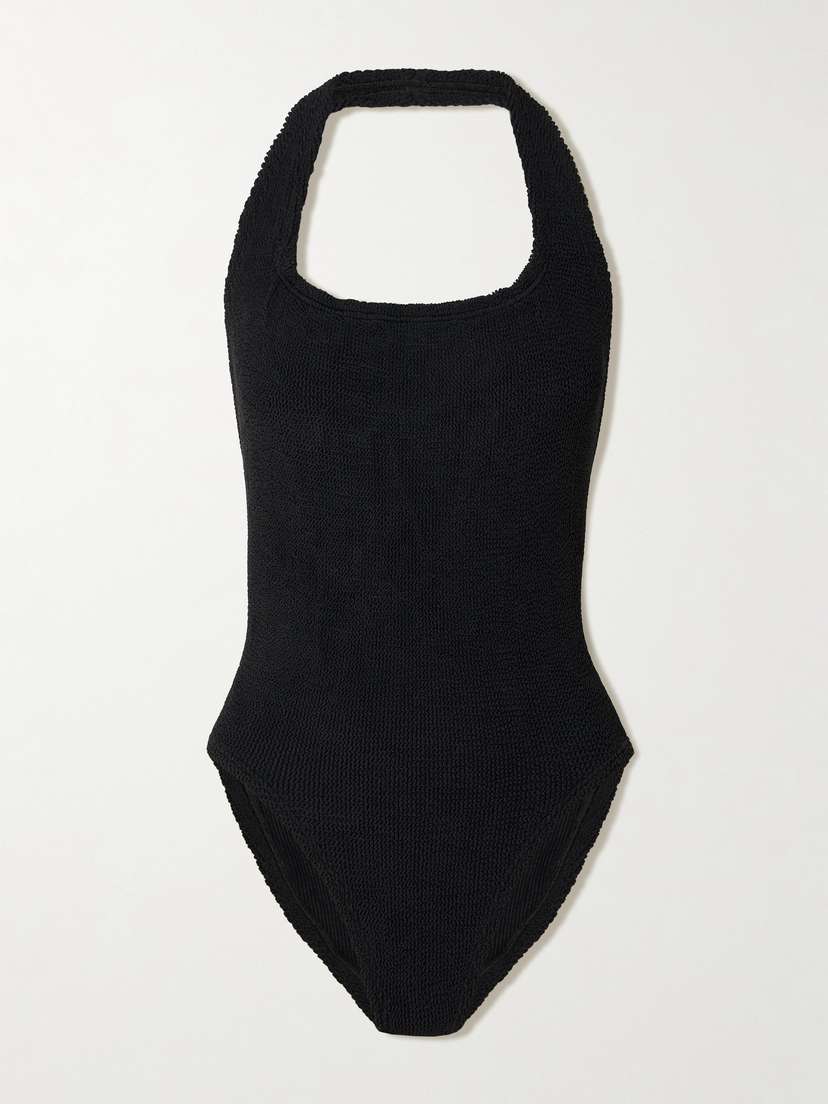 Hunza G Sandy Original Crinkle™ Halterneck Swimsuit