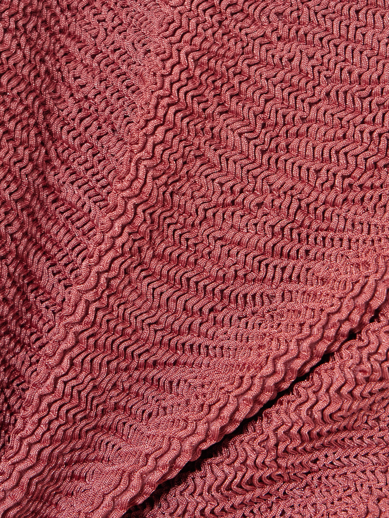 Hunza G Bette Seersucker Swimsuit In Burgundy