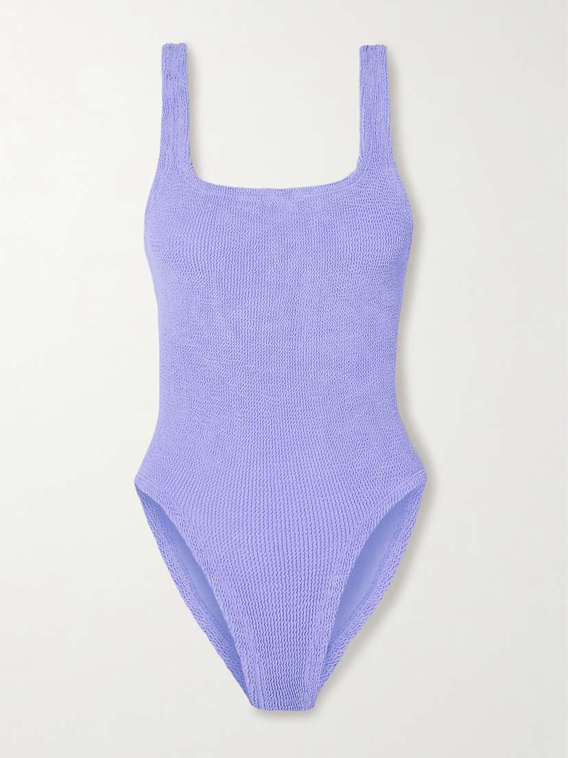 Hunza G Coverage Square Neck Original Crinkle™ Swimsuit
