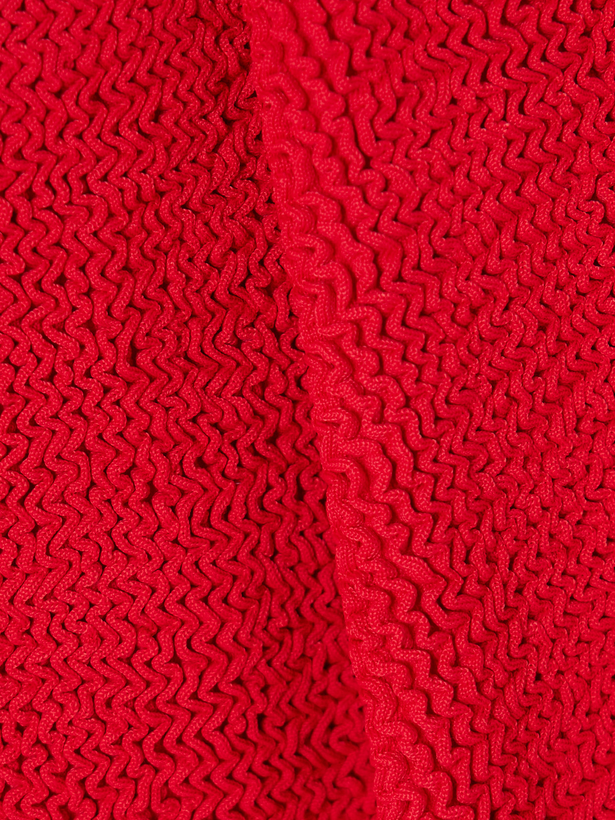 Hunza G Domino Seersucker Swimsuit In Red