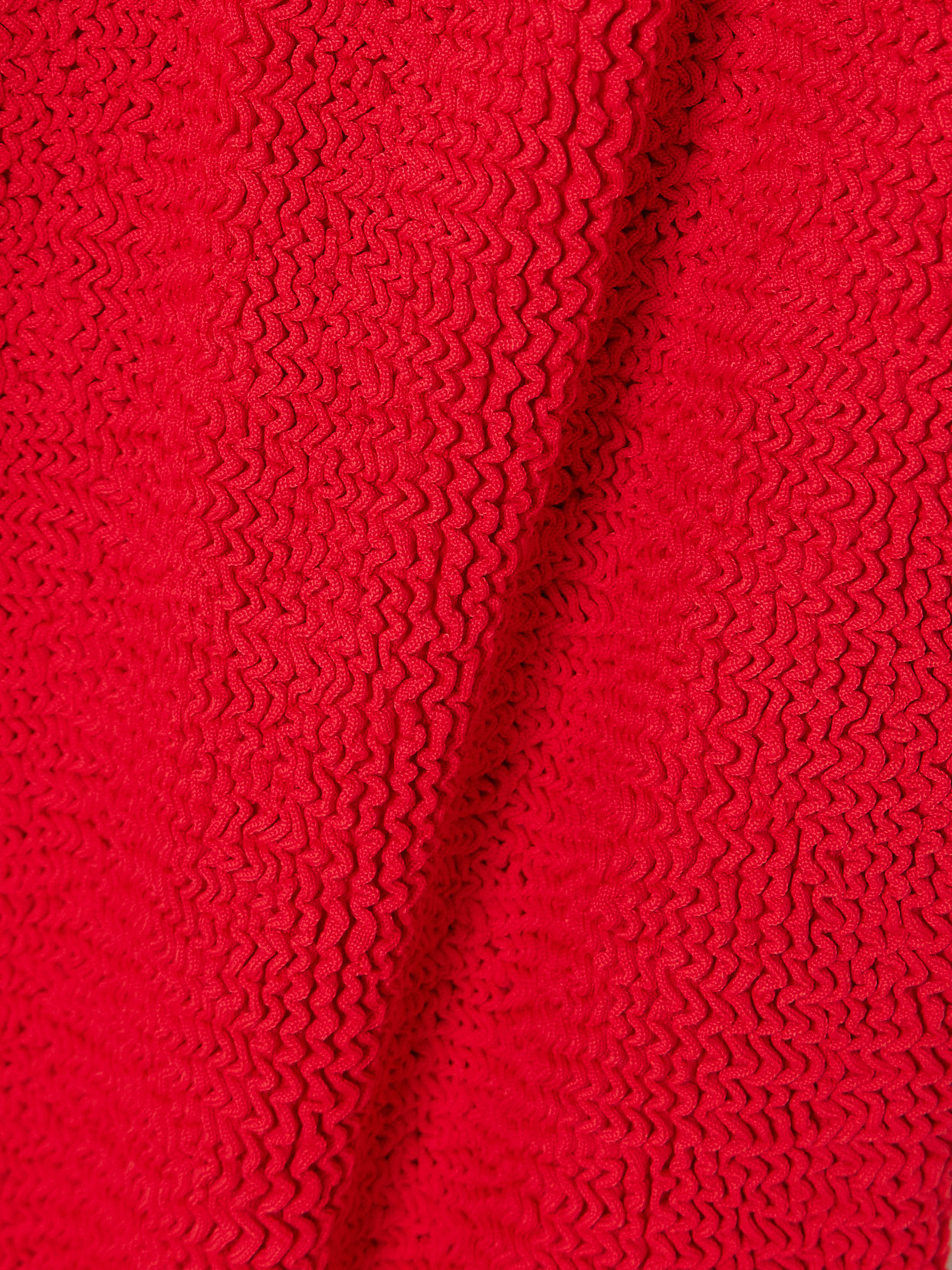 Hunza G Coverage Celine Seersucker Swimsuit In Red