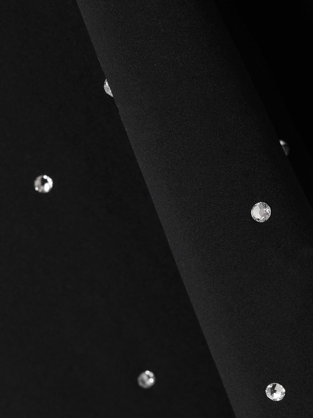 Hunza G Swarovski Crystal-embellished Jersey Pareo In Black