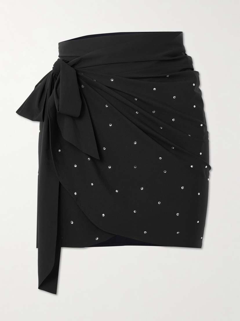 Hunza G Swarovski Crystal-embellished Jersey Pareo