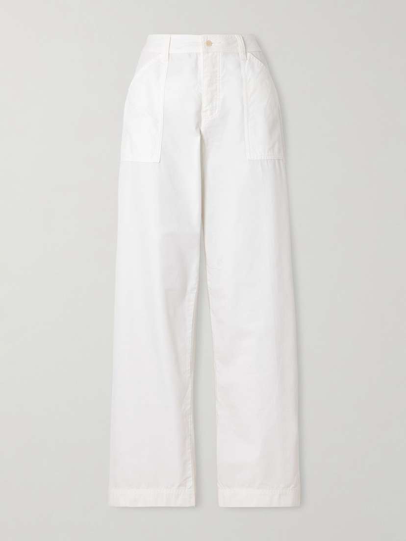 Matteau Cotton Straight-leg Pants