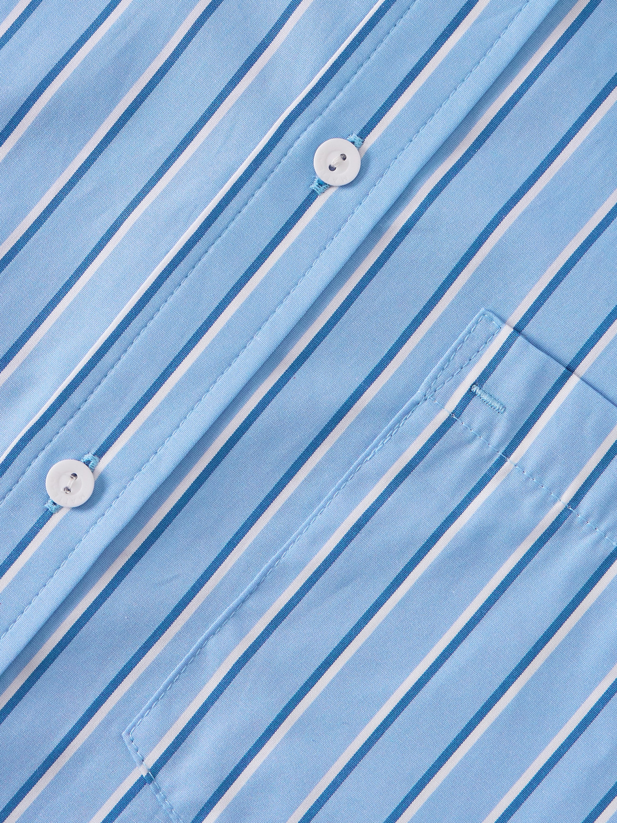 Striped Organic Cotton-Poplin Shirt