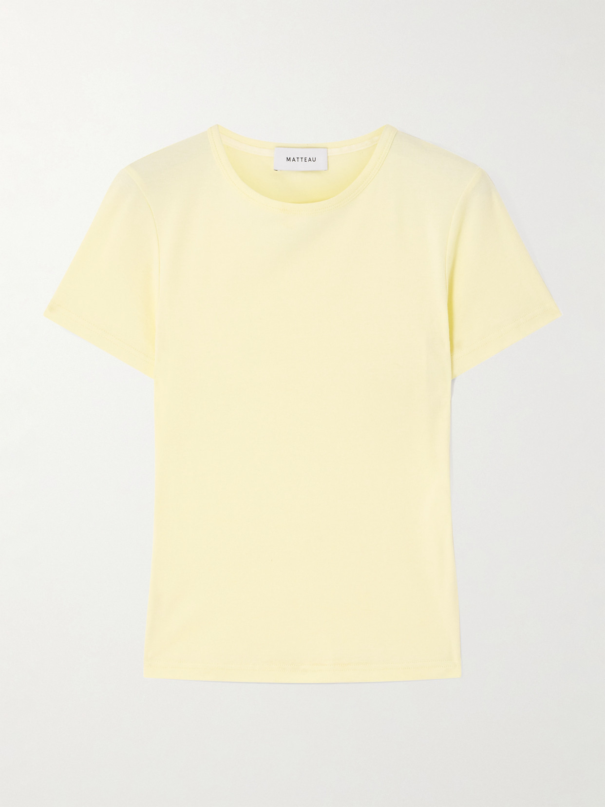 Matteau Baby Cotton-jersey T-shirt In Yellow