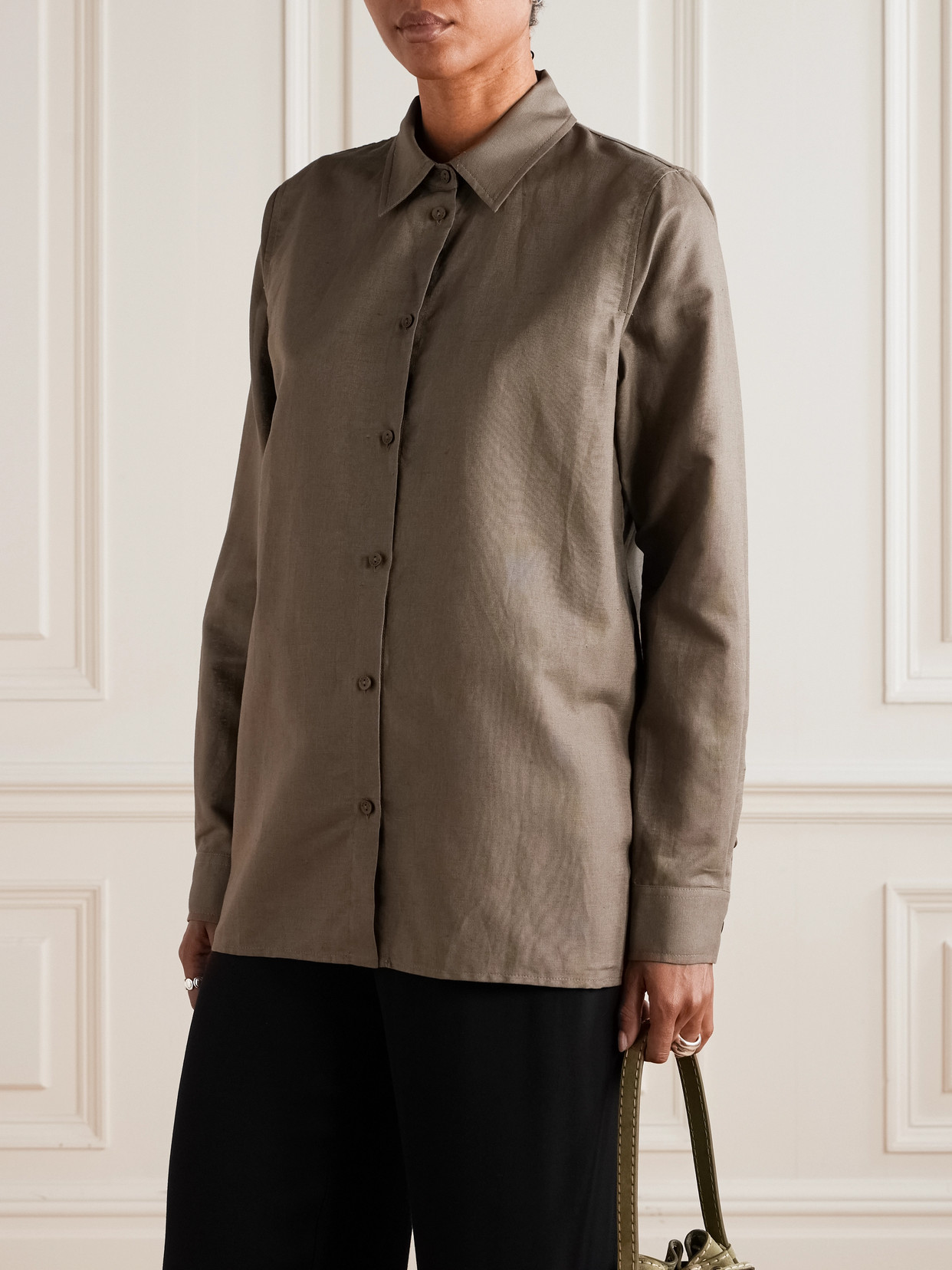 And Cotton-Blend Shirt