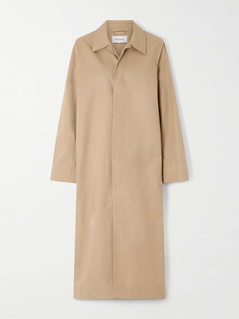Matteau Long Macintosh Gabardine Coat