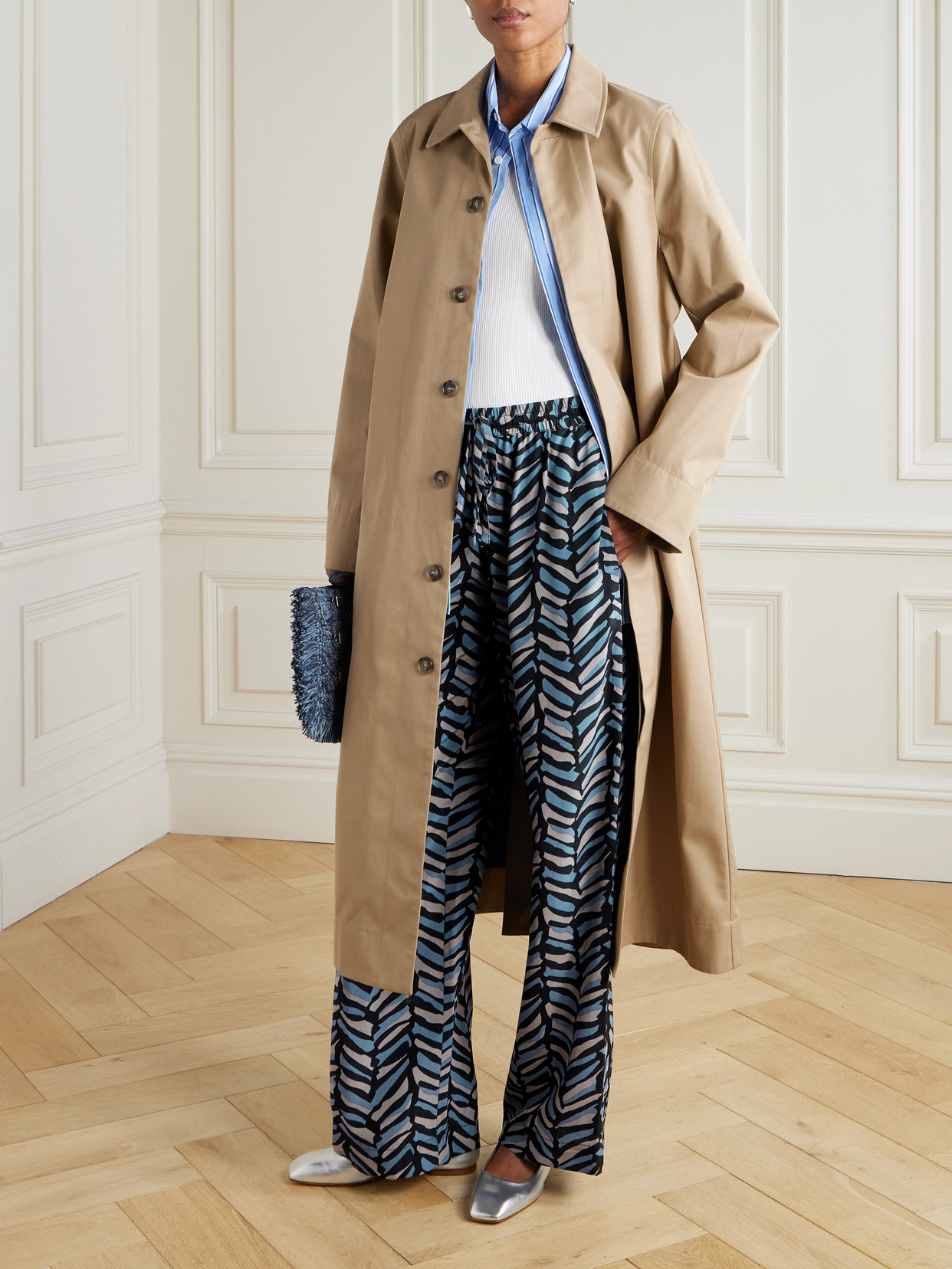 Long Macintosh Gabardine Coat