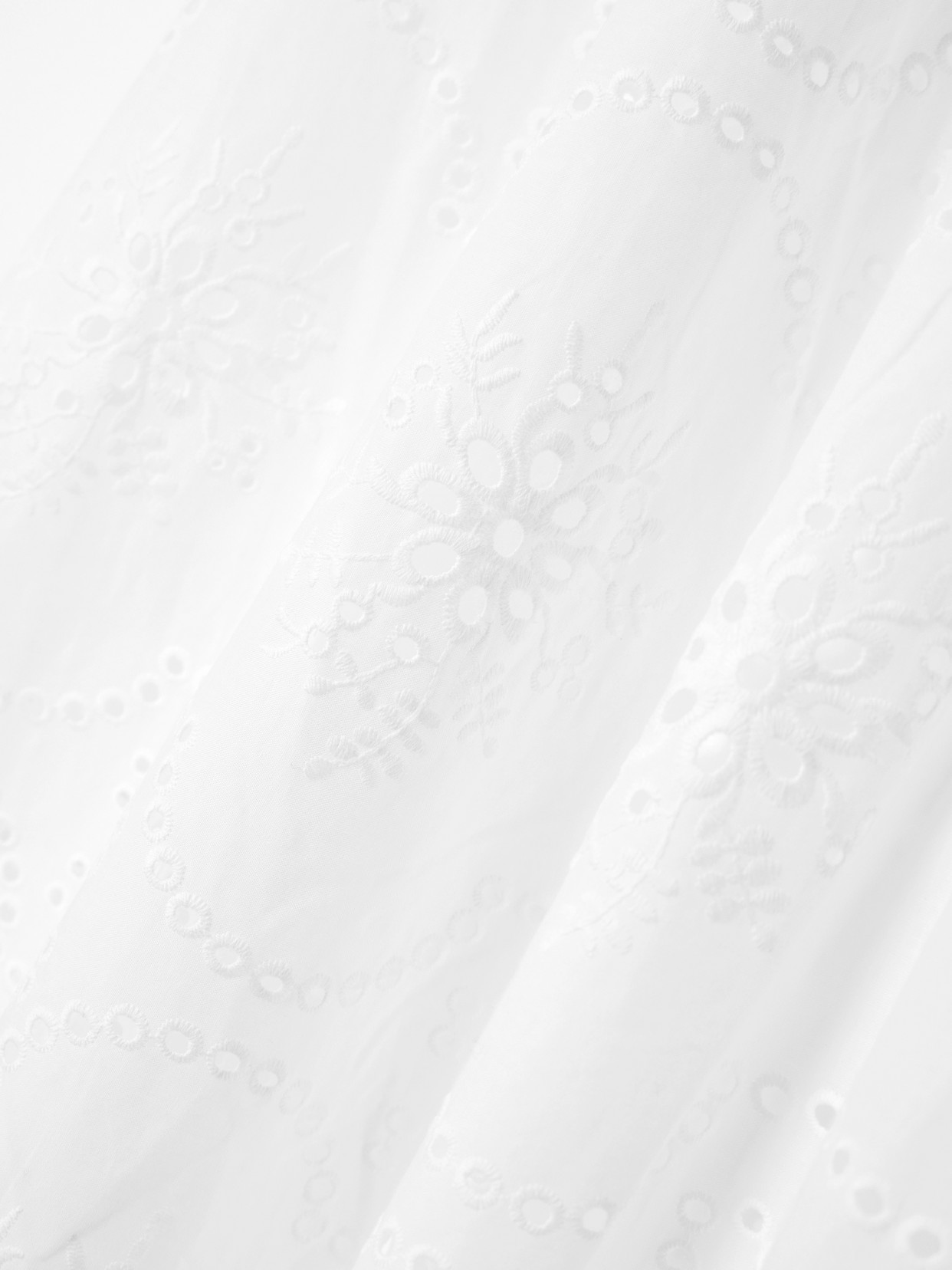 Scalloped Broderie Anglaise Cotton Midi
