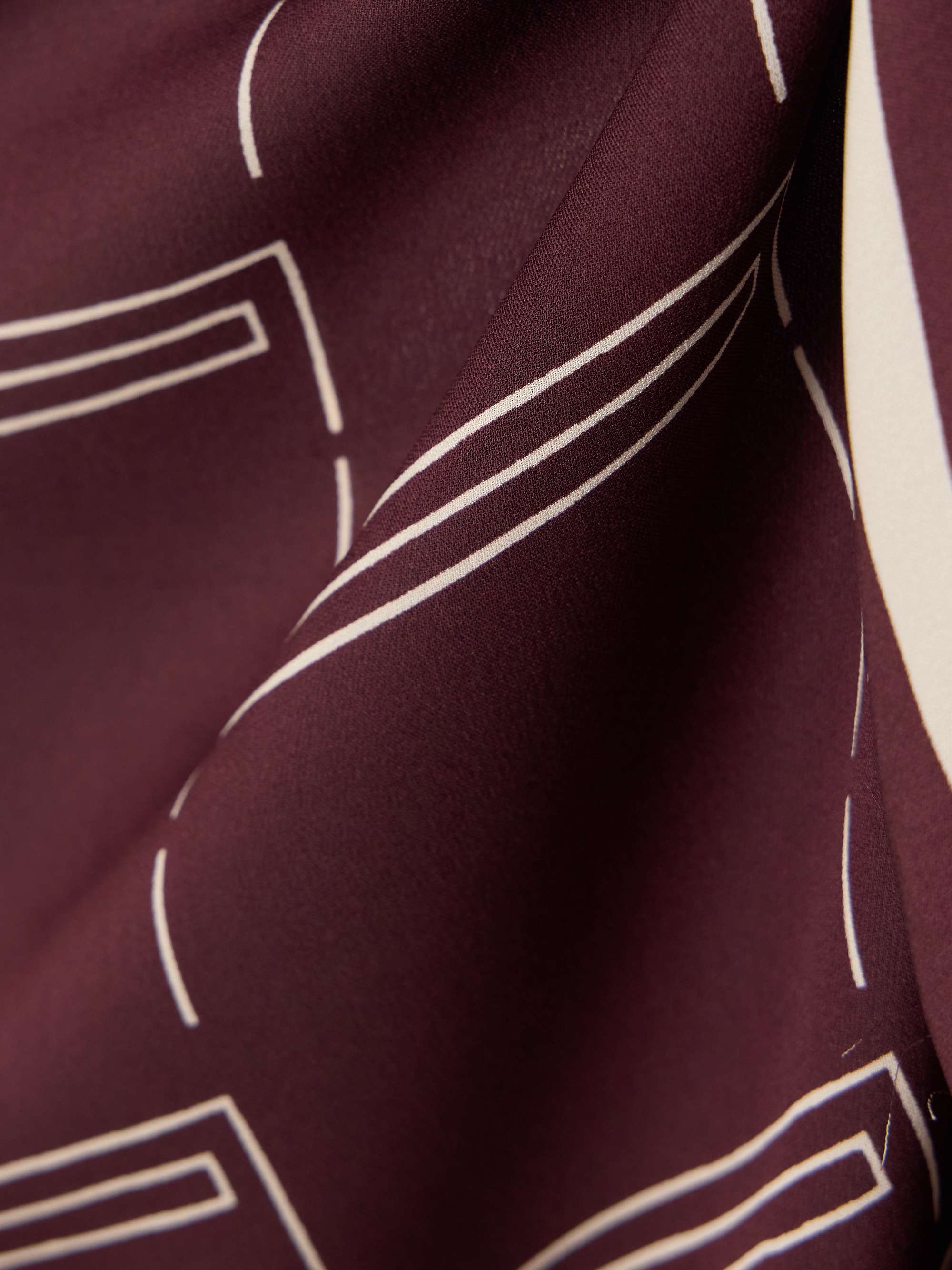 MATTEAU Printed silk-georgette pareo