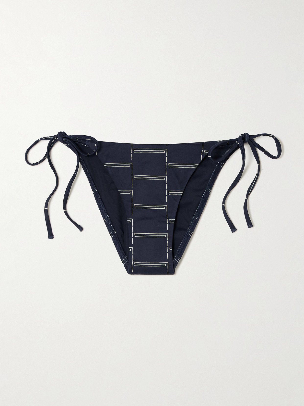 Matteau The String Printed Recycled Bikini Briefs In Blue