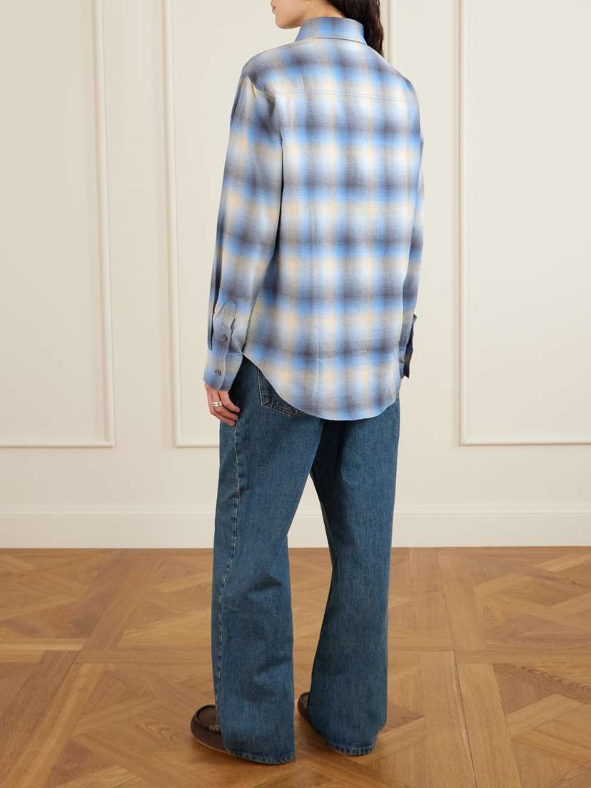 Matteau Checked Cotton-flannel Shirt | Thumbnail 4 Matteau Checked Cotton-flannel Shirt | Thumbnail 4