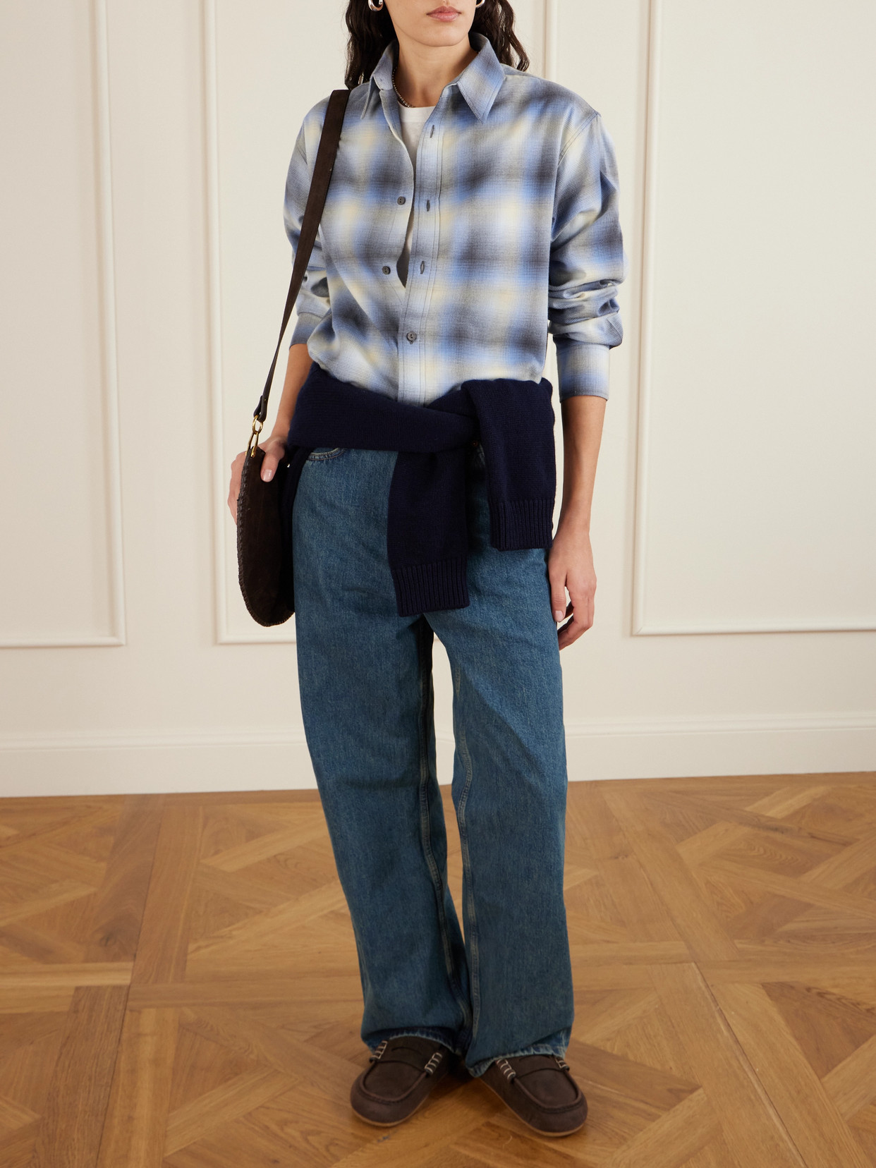 Matteau Cotton-flannel Shirt In Blue