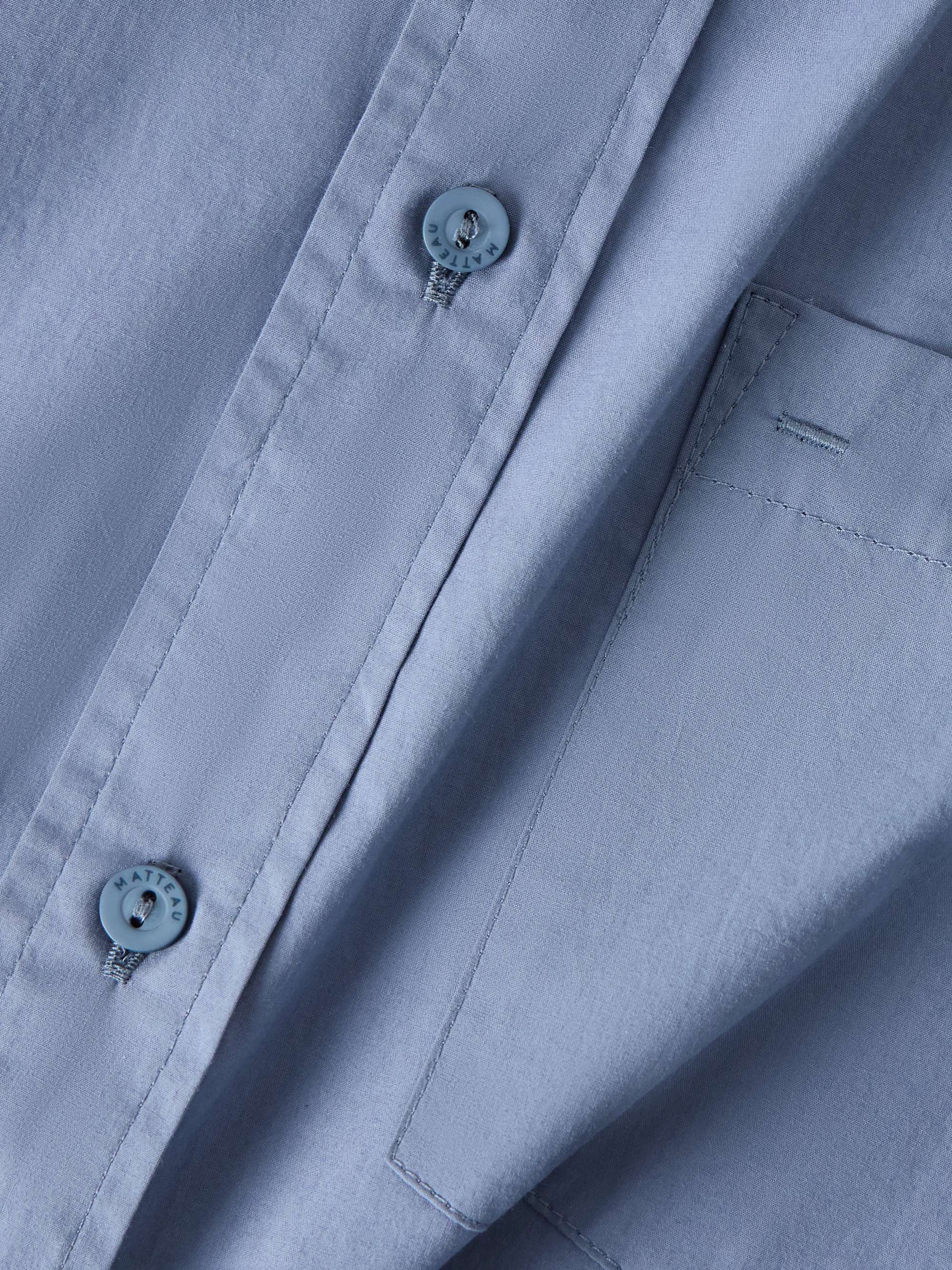 MATTEAU Cotton-poplin shirt