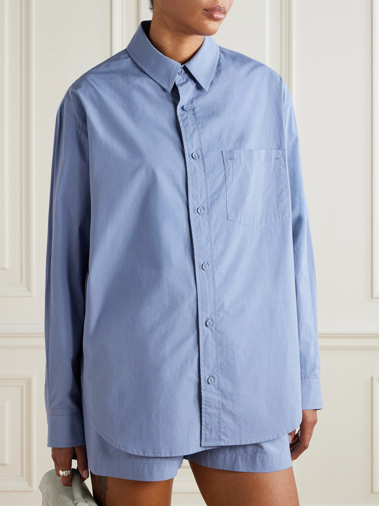 Organic Cotton-Poplin Shirt