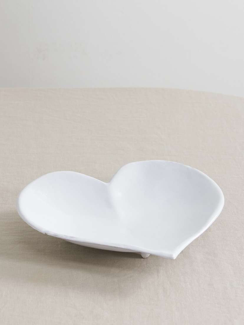 Astier De Villatte Coeur Ceramic Platter