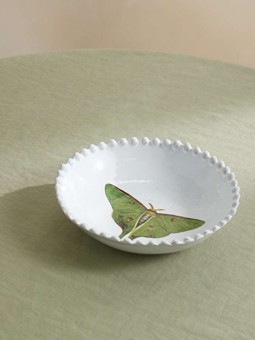 Astier De Villatte + John Derian Printed Ceramic Soup Plate